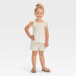 Toddler Gauze Top and Bottom Set